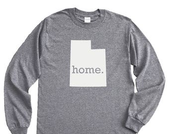 Homeland Tees Utah Home Long Sleeve Shirt Home State Unisex T-Shirt