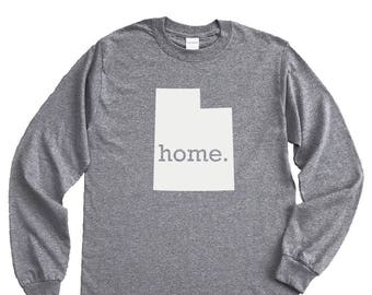 Homeland Tees Utah Home Long Sleeve Shirt