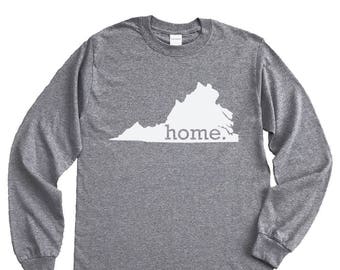 Homeland Tees Virginia Home Long Sleeve Shirt