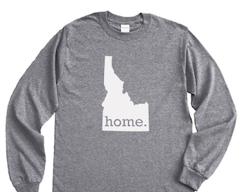 Homeland Tees Idaho Home Long Sleeve Shirt Home State Unisex T-Shirt