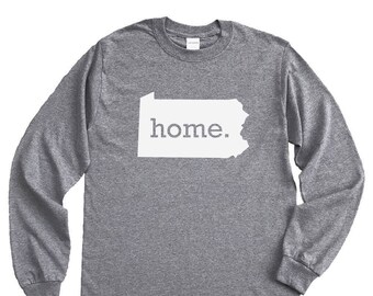 Homeland Tees Pennsylvania Home Long Sleeve Shirt