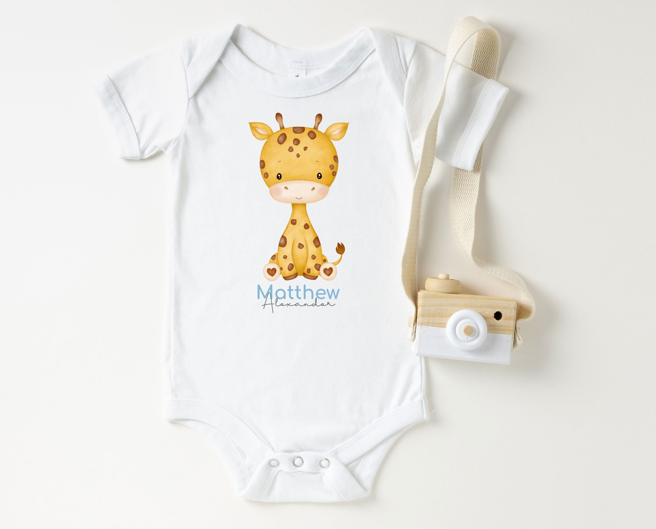 Giraffe Baby Clothes Etsy