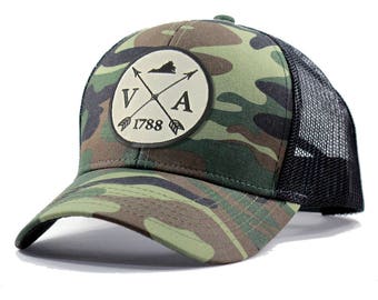 Homeland Tees Virginia Arrow Hat - Army Camo Trucker