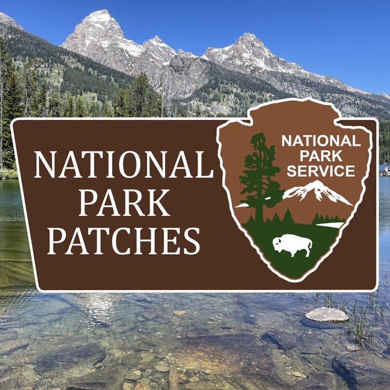 Glacier Bay National Park Patch – Embroidered Iron-On, USA Made, Blue Heron Brand
