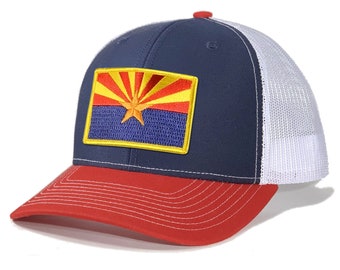 Homeland Tees Arizona Flag Patch Trucker Hat