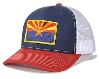 Homeland Tees Arizona Flag Patch Trucker Hat