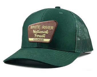 Homeland Tees White River National Forest Colorado Patch Trucker Hat