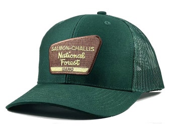 Homeland Tees Salmon Challis National Forest Idaho Patch Trucker Hat