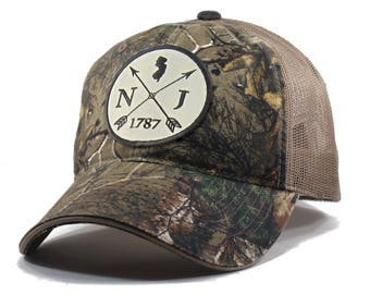 Homeland Tees New Jersey Arrow Hat - Realtree Camo Trucker