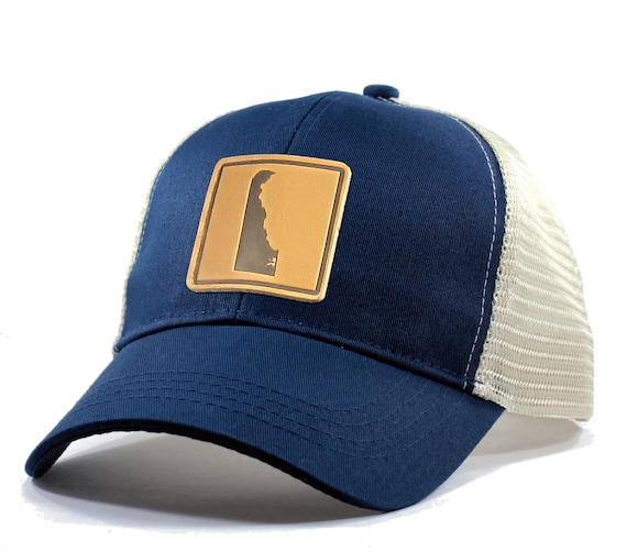 Homeland Tees Mens Nebraska Leather Patch Cotton Twill Hat