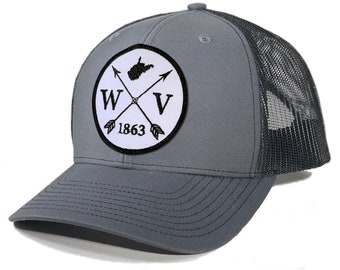 Homeland Tees West Virginia Arrow Patch Trucker Hat