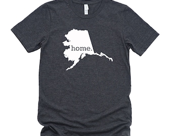 Homeland Tees Alaska Home State T-Shirt - Unisex
