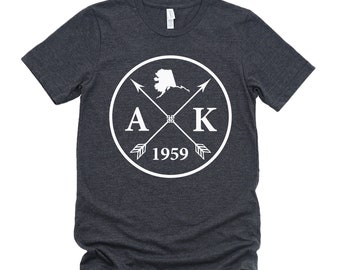 Homeland Tees Unisex Alaska Arrow T-Shirt