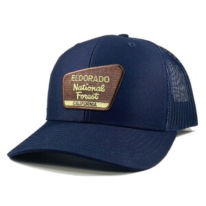 Homeland Tees Eldorado National Forest California Patch Trucker Hat