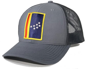 Homeland Tees Durham NC Flag Patch Trucker Hat