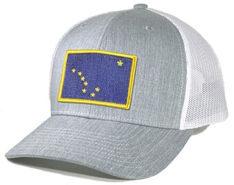 Homeland Tees Alaska Flag Patch Trucker Hat