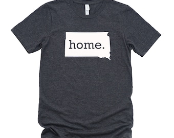 Homeland Tees South Dakota Home State T-Shirt - Unisex