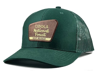 Homeland Tees Cibola National Forest New Mexico Patch Trucker Hat