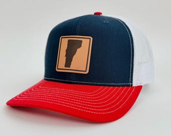 Homeland Tees Vermont Leather Patch Trucker Hat