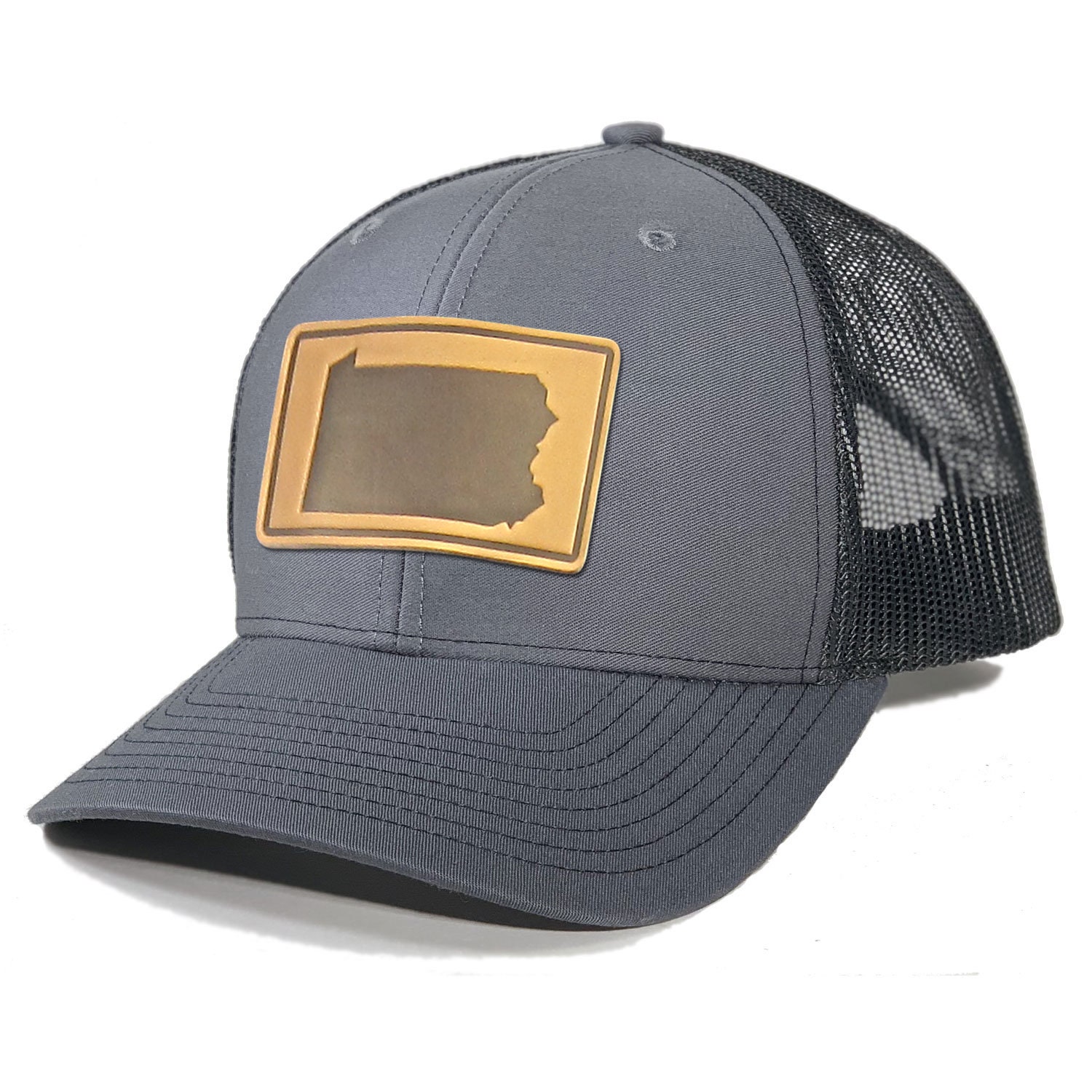 Penn Headwear - Hats & Visor Heather Grey Trucker Hat