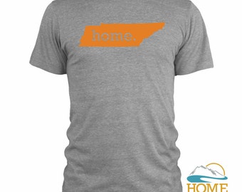 Homeland Tees Men's Tennessee Home T-Shirt ORANGE LOGO