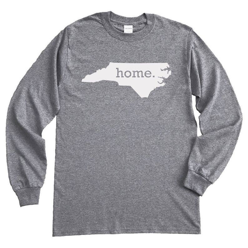 Homeland Tees North Carolina Home Long Sleeve Shirt image 1