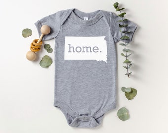 Homeland Tees South Dakota Home State Onesie®, State Baby Bodysuit, Baby Shower Gift, New Baby Welcome Gift, Newborn Baby Boy Baby Girl
