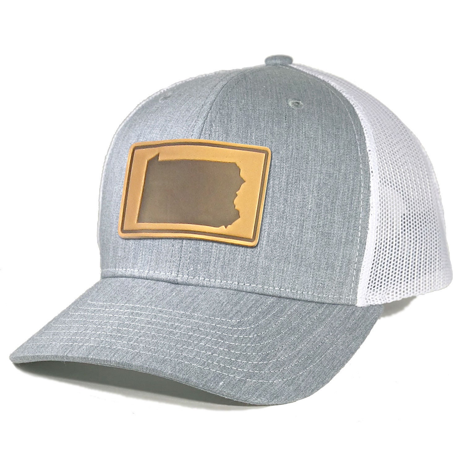 Penn Headwear - Hats & Visor Heather Grey Trucker Hat