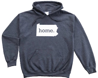 Homeland Tees Pennsylvania Home Pullover Hoodie Sweatshirt