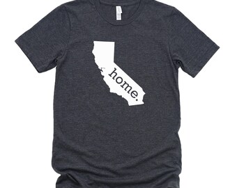 Homeland Tees California Home Shirt - Unisex T-Shirt State Outline