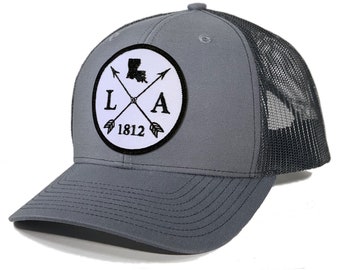 Homeland Tees Louisiana Arrow Patch Trucker Hat