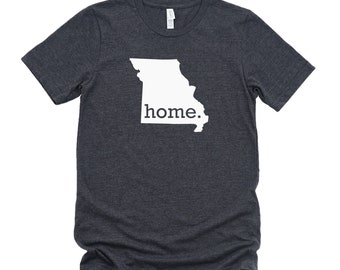 Homeland Tees Missouri Home State T-shirt - Unisex