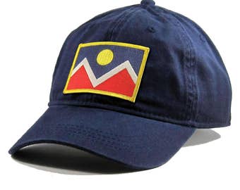 Homeland Tees Denver Flag Hat State Flag Embroidered Patch Dad Hat Men's Baseball Cap