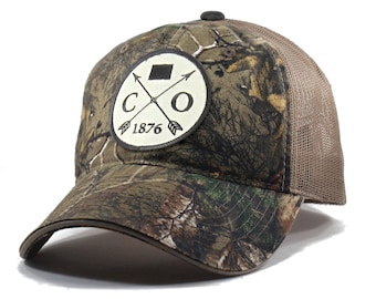 Homeland Tees Colorado Arrow Hat - Realtree Camo Trucker Men's Cap