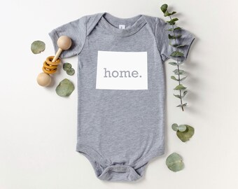 Homeland Tees Colorado Home State Onesie®, State Baby Bodysuit, Baby Shower Gift, New Baby Welcome Gift, Newborn Clothes Baby Boy Baby Girl
