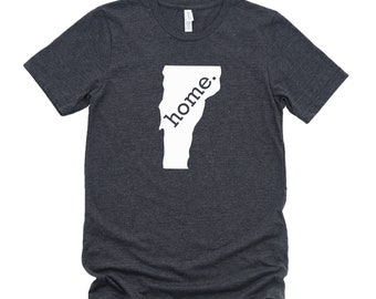 Homeland Tees Vermont Home State T-Shirt - Unisex