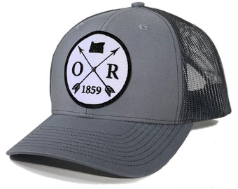 Homeland Tees Oregon Arrow Patch Trucker Hat