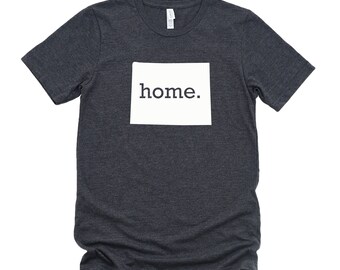 Homeland Tees Wyoming Home State T-Shirt - Unisex