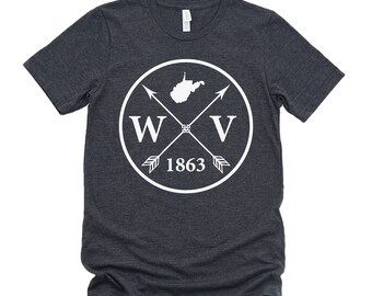 Homeland Tees Unisex West Virginia Arrow T-shirt