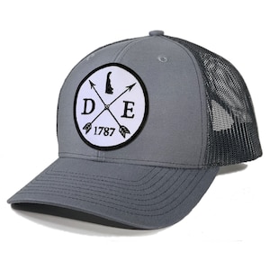Homeland Tees Delaware Arrow Patch Trucker Hat