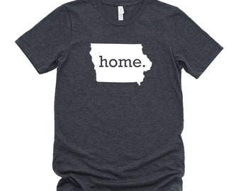 Homeland Tees Iowa Home State T-Shirt - Unisex