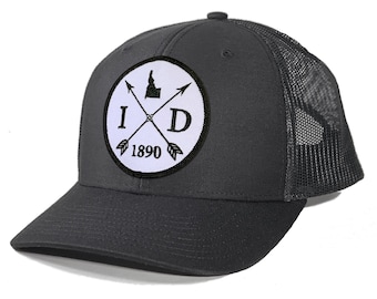 Homeland Tees Idaho Arrow Patch Trucker Hat