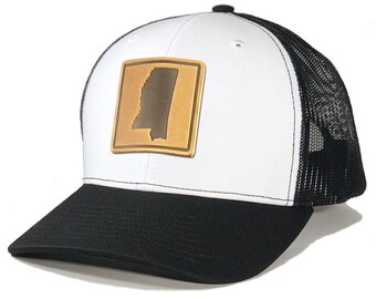 MADISON CREEK HEATHER GREY/ORANGE LEATHER PATCH TRUCKER HAT – The Avenue Boutique