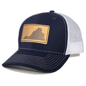 Casquette trucker Virginia avec empiècement en cuir Homeland Tees