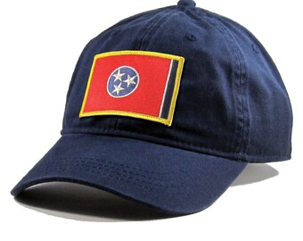 Homeland Tees Tennessee Flag Hat State Flag Embroidered Patch Dad Hat Men's Baseball Cap