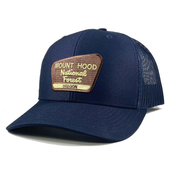 Homeland Tees Mount Hood National Forest Oregon Patch Trucker Hat