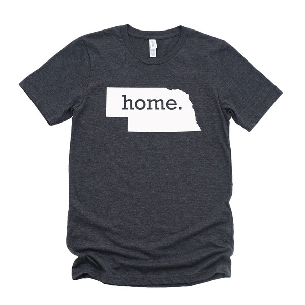Homeland Tees Nebraska Home State T-Shirt - Unisex