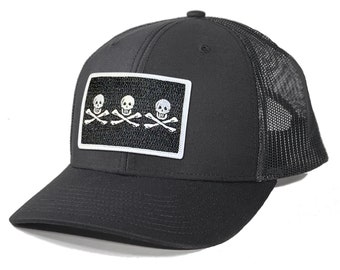 Homeland Tees Christopher Condent Pirate Flag Trucker Hat