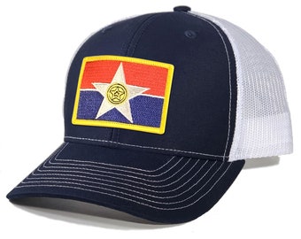 Homeland Tees Dallas Flag Patch Trucker Hat