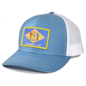 Homeland Tees Delaware Flag Patch Trucker Hat